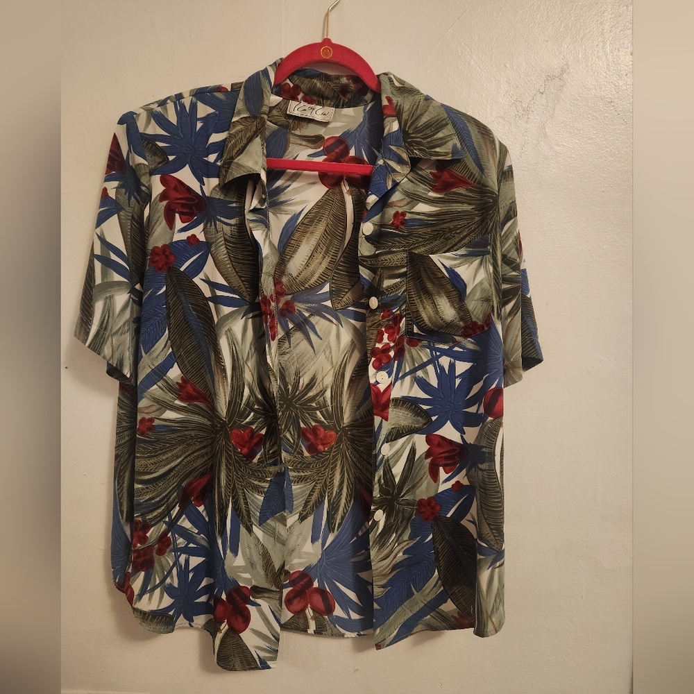 Tropical button up